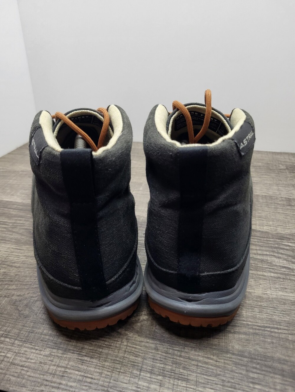 Astral Hemp Chukker Chukka Mens Size 13 Black Sustainable Outdoor Mid Top Boots - Picture 5 of 10